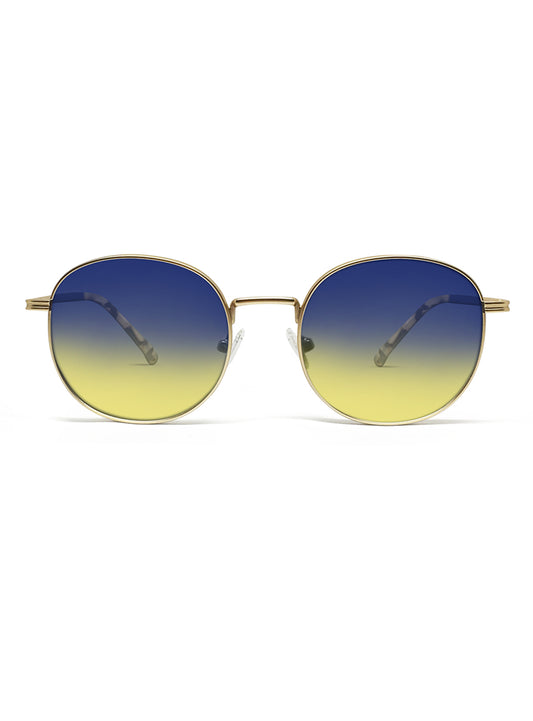 Tension 2.0 Gold with Blue/Yellow Gradient Lenses