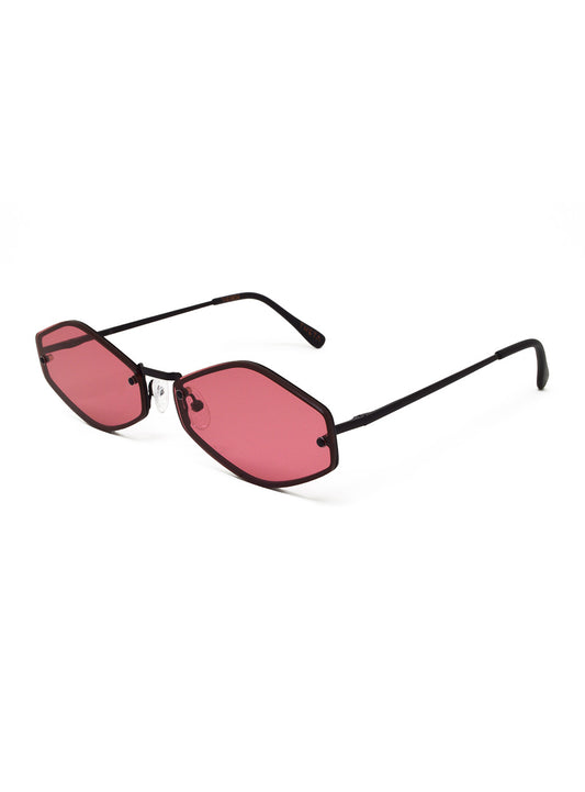 Theta Black with Pink Lenses