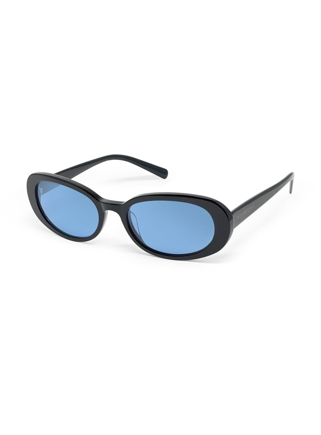 Arev Black With Blue Lenses