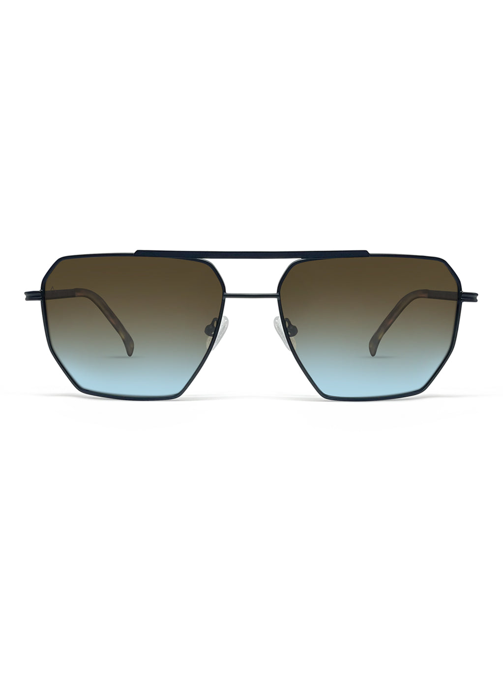 OKTO Black with Brown/Blue Gradient Lenses