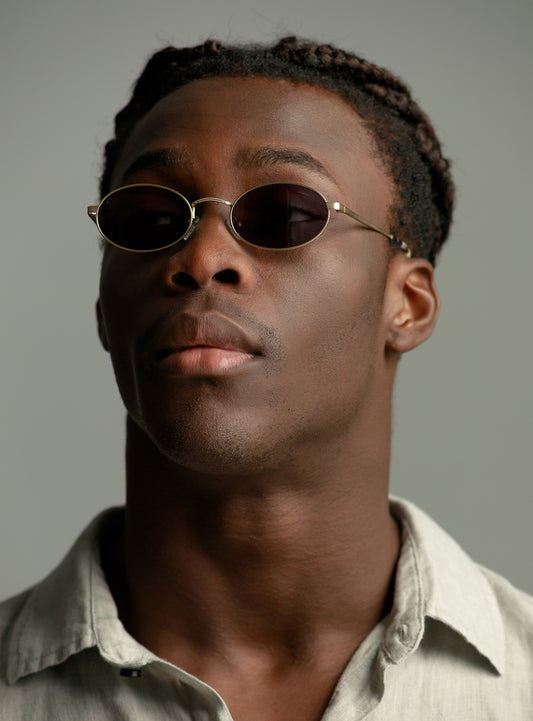 RO Gold with Black Lenses