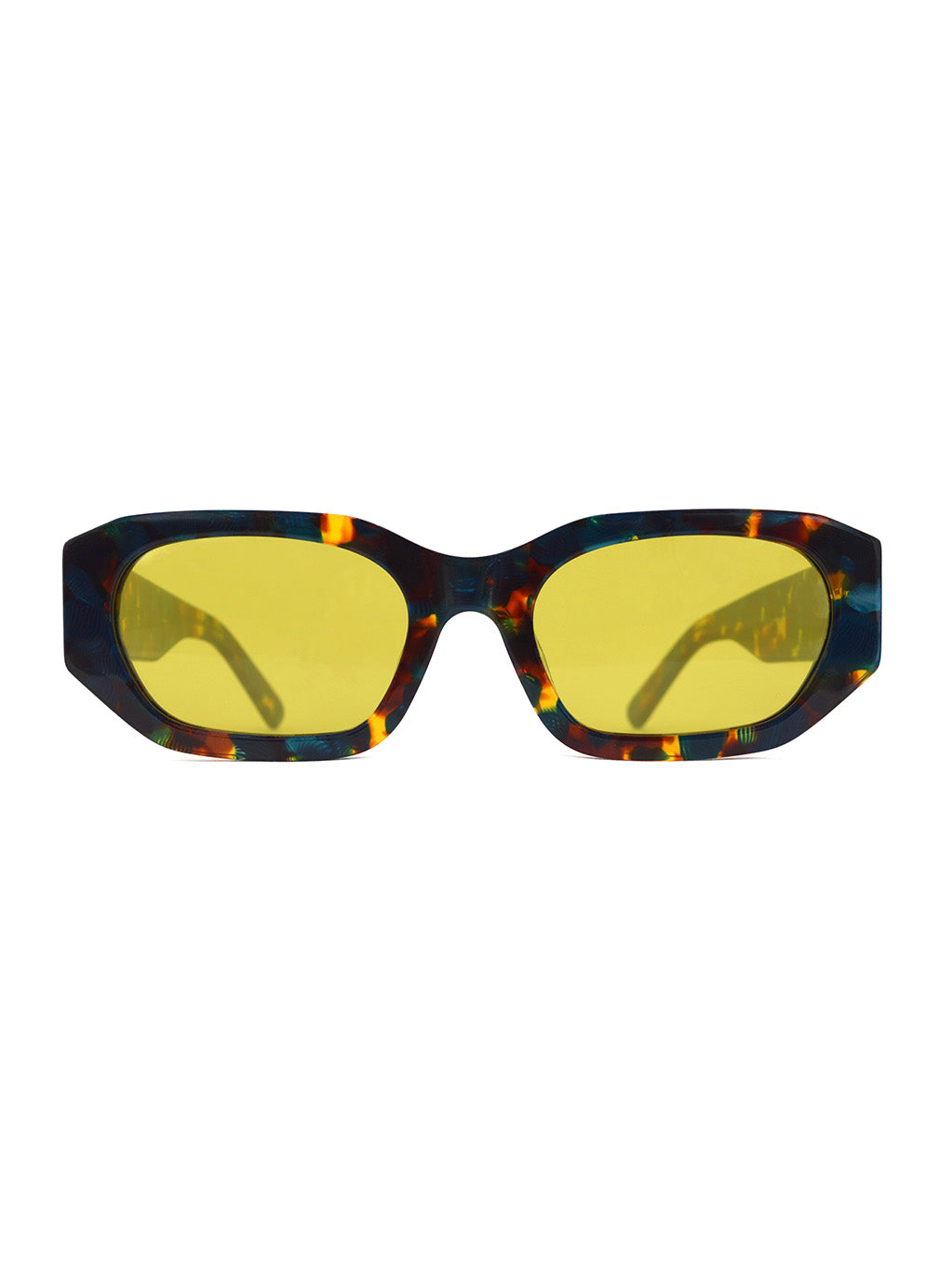 Armonia Floral Tortoise with Yellow Lenses