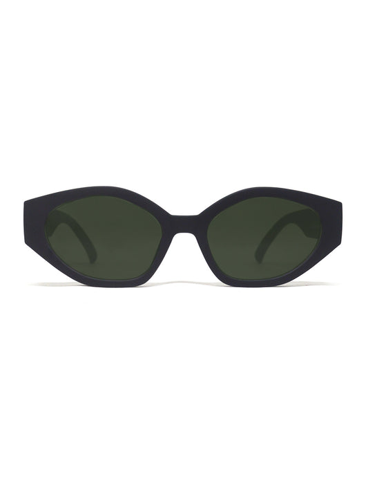 Rethink Black with Dark Green Lenses